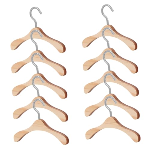 HEALSOPTHY 10 Stück Teiliges Mini Holz kleiderbügel für Puppenkleidung Robuste Kleine Puppenkleiderbügel für Puppenhaus Ornamente Platzsparend und Langlebig für Puppenschrank und Doll HEALSOPTHY 10 Stück Teiliges Mini Holz kleiderbügel für Puppenkleidung Robuste Kleine Puppenkleiderbügel für Puppenhaus Ornamente Platzsparend und Langlebig für Puppenschrank und Doll von HEALSOPTHY