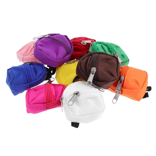 HEALSOPTHY 10 Stück Teiliges Mini Puppenrucksäcke mit Reißverschluss Kompakte Schulranzen für Puppen Leichte Spielzeugrucksäcke für Kreatives Rollenspiel und Fantasievolle Kinderabenteuer HEALSOPTHY 10 Stück Teiliges Mini Puppenrucksäcke mit Reißverschluss Kompakte Schulranzen für Puppen Leichte Spielzeugrucksäcke für Kreatives Rollenspiel und Fantasievolle Kinderabenteuer von HEALSOPTHY
