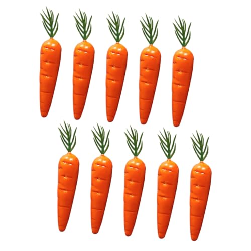 HEALSOPTHY 10 Stück Teiliges Miniatur Karotten Deko Fake Carrots aus Langlebigem Material Farbenfrohe Künstliche Karotten für Puppenhaus Garten Hochzeitsdeko und Mini Landschaften HEALSOPTHY 10 Stück Teiliges Miniatur Karotten Deko Fake Carrots aus Langlebigem Material Farbenfrohe Künstliche Karotten für Puppenhaus Garten Hochzeitsdeko und Mini Landschaften von HEALSOPTHY