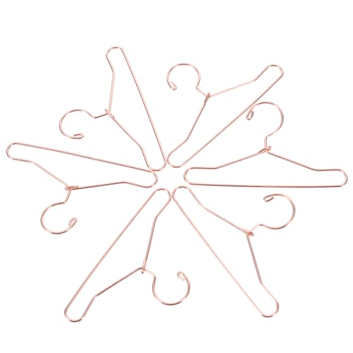 HEALSOPTHY 10 Stück Teiliges Miniatur Puppenkleiderbügel aus Metall Roségoldfarben Stabile Aufhänger für Puppenkleidung für Puppenhaus und Miniatur Dekoration HEALSOPTHY 10 Stück Teiliges Miniatur Puppenkleiderbügel aus Metall Roségoldfarben Stabile Aufhänger für Puppenkleidung für Puppenhaus und Miniatur Dekoration von HEALSOPTHY