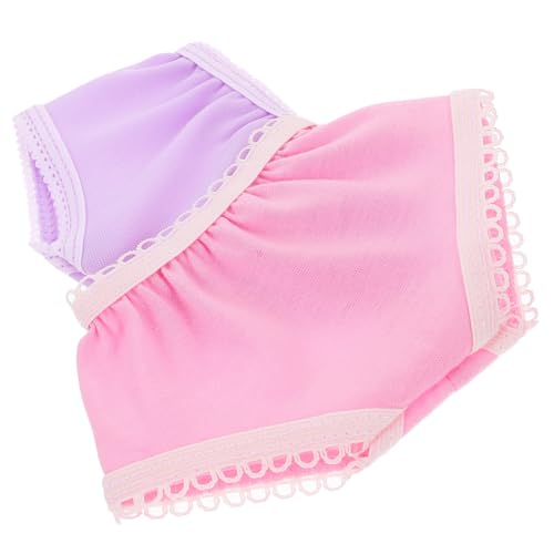 HEALSOPTHY 10 Stück Teiliges Puppenunterwäsche Leichtem Strapazierfähigem Material Bunte Spitzenunterhosen Puppen für Puppenpflege und Kreatives Geschenkidee zu Weihnachten und Geburtstag von HEALSOPTHY