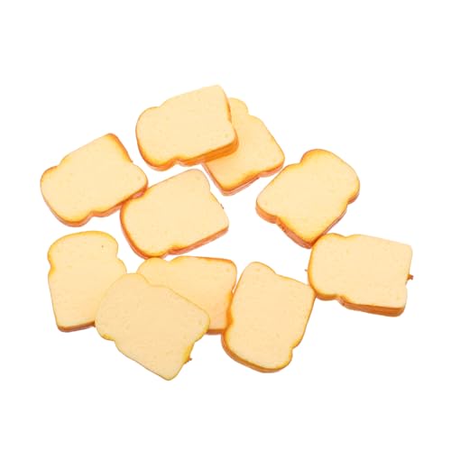 HEALSOPTHY 10 Stück Teiliges Realistische Toastbrot Simulation aus Detailreiches Modell für Küchen und Bäckerei Dekoration Vielseitige Mini Brot Scheiben als Fotografie Requisiten und DIY HEALSOPTHY 10 Stück Teiliges Realistische Toastbrot Simulation aus Detailreiches Modell für Küchen und Bäckerei Dekoration Vielseitige Mini Brot Scheiben als Fotografie Requisiten und DIY von HEALSOPTHY