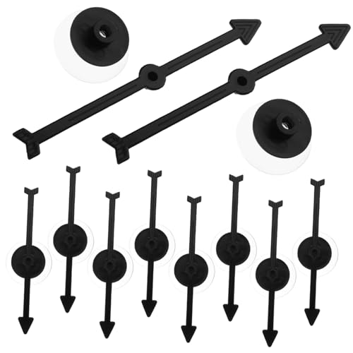 HEALSOPTHY 10 Stück Teiliges Spielpfeil aus Kunststoff mit Saugnapf Stabile und Langlebige Spielzeiger für Drehrad für Partys Bildung Jahresveranstaltungen und Freizeitspiele von HEALSOPTHY