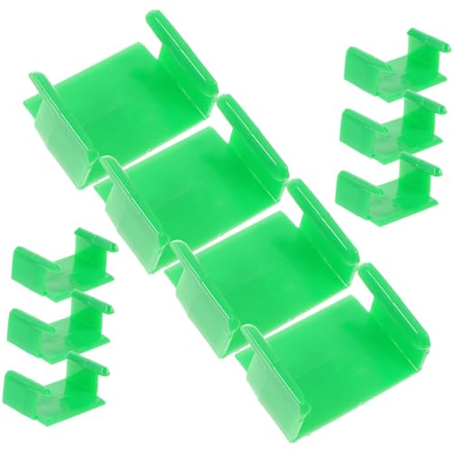 HEALSOPTHY 10 Stück Track Fixer Gleisanschluss Blau Bahngleis Zugverbinder-Adapter Die Bahnstrecke Schienen Eisenbahnzugschnalle Schnallenmodell Zugschnalle Green Plastik von HEALSOPTHY