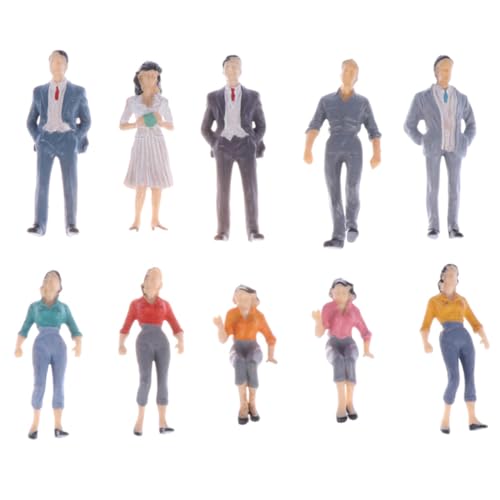 HEALSOPTHY 10 Stück Vielfältige Stile für Zug und Architektur Layout Farblich Zufällig Zufällige Farbe Zufällige Farbe von HEALSOPTHY