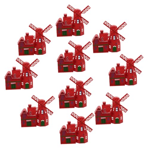 HEALSOPTHY 10 Stück Vintage Hausdekor deko Figuren Garten Accessoires dekorative Windmühle Windmühlenmodellspielzeug Mini-Windmühle Plastik rot HEALSOPTHY 10 Stück Vintage Hausdekor deko Figuren Garten Accessoires dekorative Windmühle Windmühlenmodellspielzeug Mini-Windmühle Plastik rot von HEALSOPTHY