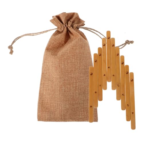 HEALSOPTHY 10 Stück Yijing Bamboo Stick Wahrsagestäbe Chinesische Glücksstäbchen Vermögen Klebt Wahrsagespielzeug Bambus von HEALSOPTHY