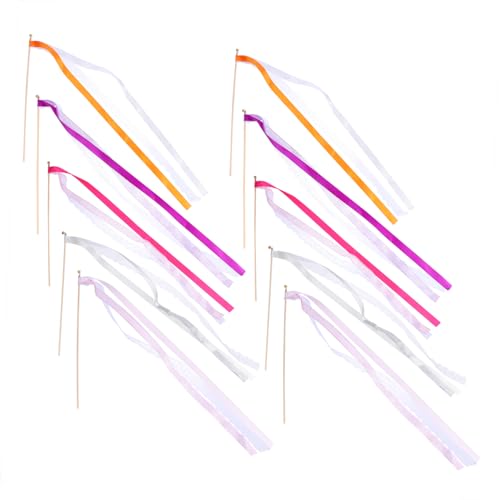 HEALSOPTHY 10 Stück Zauberstab Party Gefälligkeiten Stöcke Gold Spielzeugkinder Partydekorationen Partyartikel Für Zauberstäbe Party-fee-stick Stylischer Feenstab Hexenstab Polyester von HEALSOPTHY