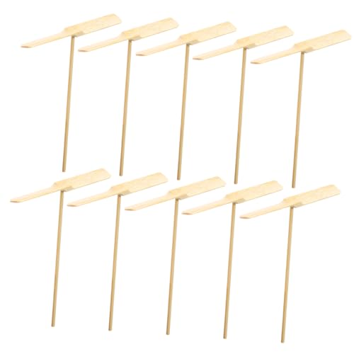 HEALSOPTHY 10 Teiliges Fliegender Holz Drachenflieger Handpropeller für Sicherer Glatter Griff Leicht und Kompakt für Outdoor Aktivitäten und Geburtstagsgeschenke von HEALSOPTHY