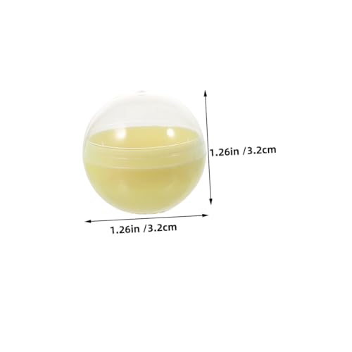 HEALSOPTHY 100 Stück Halbtransparente Macaronfarbene Kunststoffkugeln Befüllbare Gumball Machine Kapseln DIY Bastelbehälter Vielseitig für Dekoration HEALSOPTHY 100 Stück Halbtransparente Macaronfarbene Kunststoffkugeln Befüllbare Gumball Machine Kapseln DIY Bastelbehälter Vielseitig für Dekoration von HEALSOPTHY