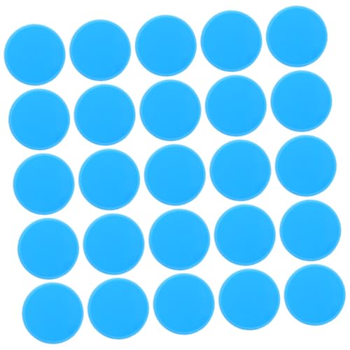 HEALSOPTHY 100 Stück Kleine Transparente Lernchips aus Abs Kunststoff Leichte Spiel und Bingo Chips für Vielseitig für Partyspiele Unterricht und Zählübungen Geeignet von HEALSOPTHY