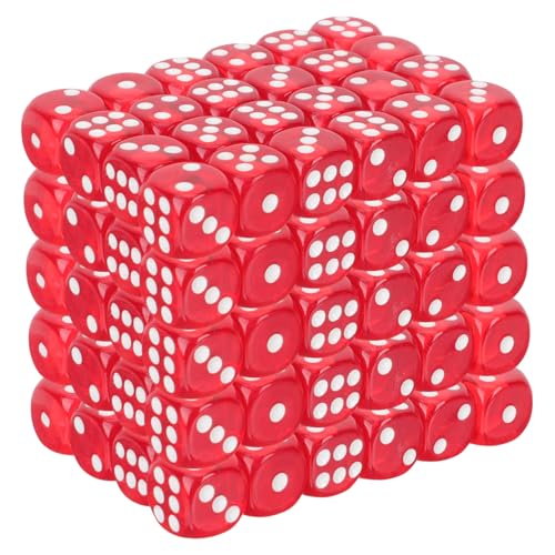 HEALSOPTHY 100 Stück Rote Würfel Spiel Würfel Schüttgut groß lustige Würfel Würfelbecher Zahlenwürfel Partyzubehör Lustiges Unterhaltungswürfel Würfel Acryl HEALSOPTHY 100 Stück Rote Würfel Spiel Würfel Schüttgut groß lustige Würfel Würfelbecher Zahlenwürfel Partyzubehör Lustiges Unterhaltungswürfel Würfel Acryl von HEALSOPTHY