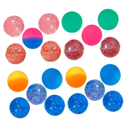 HEALSOPTHY 100 Stück Teiliges Bunte Gummibälle Elastische Strapazierfähige Hüpfbälle als Partyspielzeug für Vielseitig Einsetzbar Robust und Sichere Outdoor Bouncing Balls von HEALSOPTHY