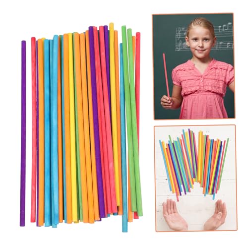 HEALSOPTHY 100 Stück Teiliges Bunte Holz Rhythmussticks Sicher Verarbeitet Pädagogische Trommelsticks für Kreative Musikförderung Glatte Oberfläche für Frühe Musikalische Entwicklung HEALSOPTHY 100 Stück Teiliges Bunte Holz Rhythmussticks Sicher Verarbeitet Pädagogische Trommelsticks für Kreative Musikförderung Glatte Oberfläche für Frühe Musikalische Entwicklung von HEALSOPTHY