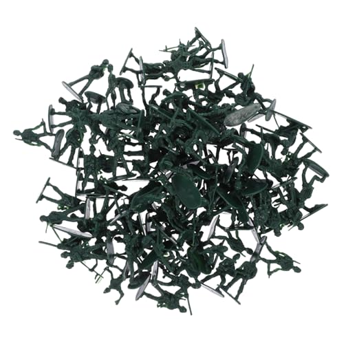 HEALSOPTHY 100 Stück Teiliges Mini Soldaten Figuren aus Kunststoff Detailreiche Kleine Soldaten Modelle für Sandtisch Dekoration und Kinderspielzeug Robust und Realistisch Gestaltet in von HEALSOPTHY