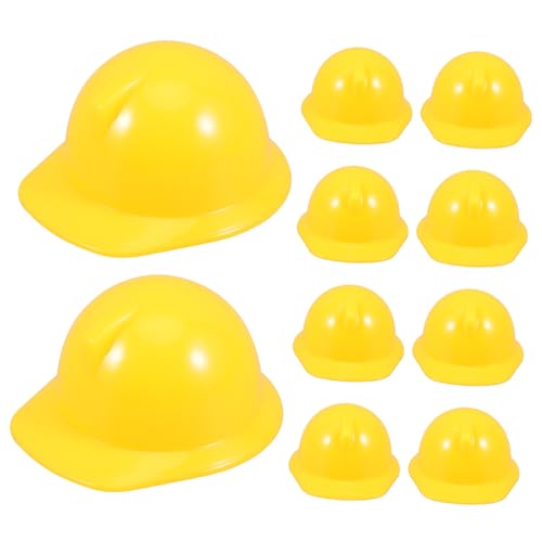 HEALSOPTHY 10Stücke Bauhelm Kunststoff Minihelme für Puppen Dekoration Bauarbeiterhelm Schutzhelm für Haustiere Vielseitig Einsetzbar HEALSOPTHY 10Stücke Bauhelm Kunststoff Minihelme für Puppen Dekoration Bauarbeiterhelm Schutzhelm für Haustiere Vielseitig Einsetzbar von HEALSOPTHY
