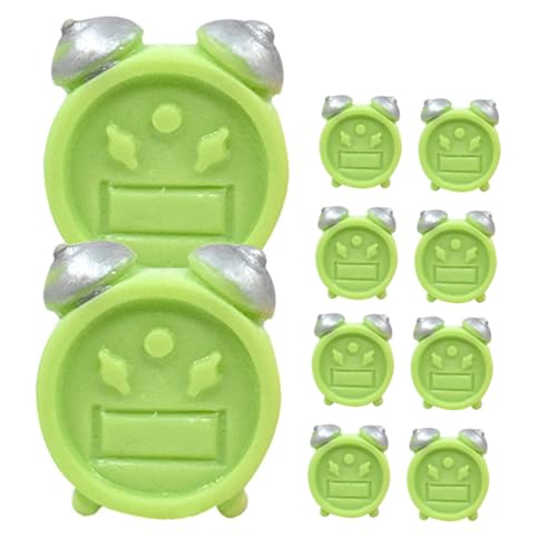 HEALSOPTHY 10Stücke Wecker Puppenhaus Accessoires Dekorative Miniaturuhren aus Leichtem Harz für Mini Szenen Gestaltung und Verarbeitung HEALSOPTHY 10Stücke Wecker Puppenhaus Accessoires Dekorative Miniaturuhren aus Leichtem Harz für Mini Szenen Gestaltung und Verarbeitung von HEALSOPTHY