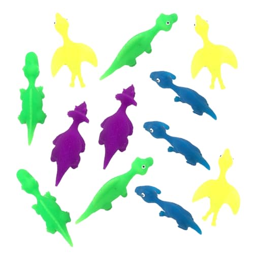 HEALSOPTHY 12 Stück Dinosaurier -Auswurfspielzeug Fingerspielzeug für Kinderspielzeug Strecken Zufällige Farbe HEALSOPTHY 12 Stück Dinosaurier -Auswurfspielzeug Fingerspielzeug für Kinderspielzeug Strecken Zufällige Farbe von HEALSOPTHY