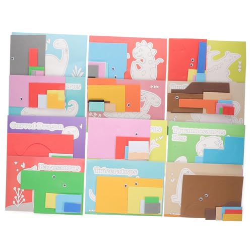 HEALSOPTHY 12 Stück Dinosaurier Puzzle Sticker Teilig Kinderfreundliches Eva Tierpuzzle DIY Bastelspielzeug für Jahre Fördert Feinmotorik Logisches Denken und Frühe Bildung HEALSOPTHY 12 Stück Dinosaurier Puzzle Sticker Teilig Kinderfreundliches Eva Tierpuzzle DIY Bastelspielzeug für Jahre Fördert Feinmotorik Logisches Denken und Frühe Bildung von HEALSOPTHY