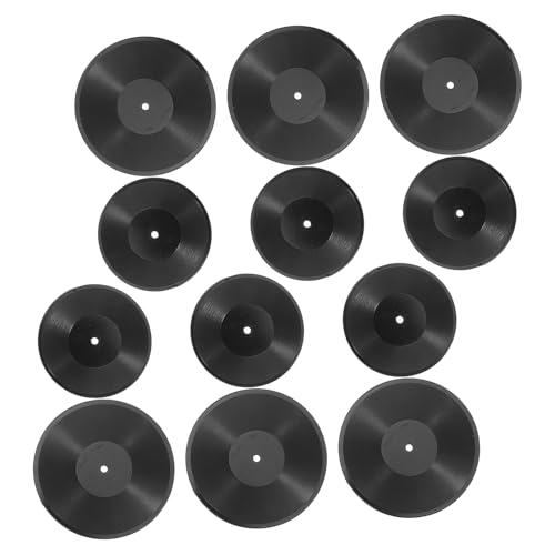 HEALSOPTHY Realistisches Mini-Vinyl-schallplatten-Set Für Puppenhaus-layouts Dekoratives Mini-Spielzeug von HEALSOPTHY