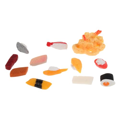 HEALSOPTHY 12 Stück Miniatur Sushi Requisiten Teiliges Dollhouse Zubehör für Japanische Küche Detailgetreue Miniaturmodelle für Puppenhaus Dekoration und Sushi Szenen HEALSOPTHY 12 Stück Miniatur Sushi Requisiten Teiliges Dollhouse Zubehör für Japanische Küche Detailgetreue Miniaturmodelle für Puppenhaus Dekoration und Sushi Szenen von HEALSOPTHY