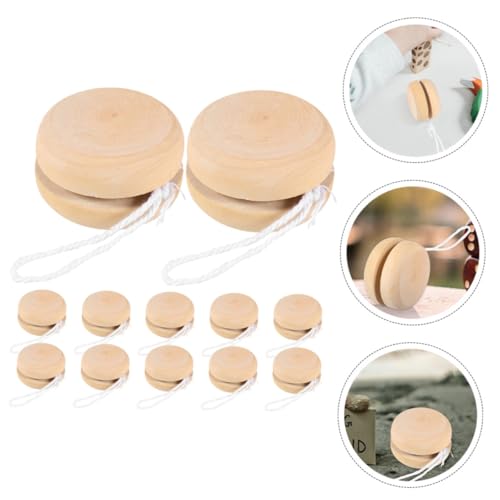 HEALSOPTHY 12 Stück Teiliges Holz Yo yo Ball DIY Graffiti Handbemalt Kreatives für Tragbar und Sicher für Koordinationstraining und Partyspaß HEALSOPTHY 12 Stück Teiliges Holz Yo yo Ball DIY Graffiti Handbemalt Kreatives für Tragbar und Sicher für Koordinationstraining und Partyspaß von HEALSOPTHY
