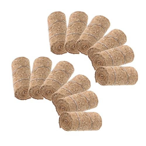 HEALSOPTHY 12 Stück Teiliges Mini Strohballen mit Hoher Authentizität Lebensechte Mini Heuballen für DIY Modellbau und Miniatur-Dekoration Robustes Lichtbraunes Zubehör für Miniatur-häuser HEALSOPTHY 12 Stück Teiliges Mini Strohballen mit Hoher Authentizität Lebensechte Mini Heuballen für DIY Modellbau und Miniatur-Dekoration Robustes Lichtbraunes Zubehör für Miniatur-häuser von HEALSOPTHY