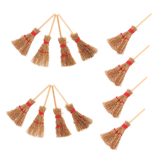 HEALSOPTHY 12 Stück Teiliges Mini Strohbesen Realistische Miniatur Hexenbesen für Puppenhaus Dekoration Detailreiche Mikro Accessoires für Halloween Beige Kompakt und Vielseitig für DIY HEALSOPTHY 12 Stück Teiliges Mini Strohbesen Realistische Miniatur Hexenbesen für Puppenhaus Dekoration Detailreiche Mikro Accessoires für Halloween Beige Kompakt und Vielseitig für DIY von HEALSOPTHY