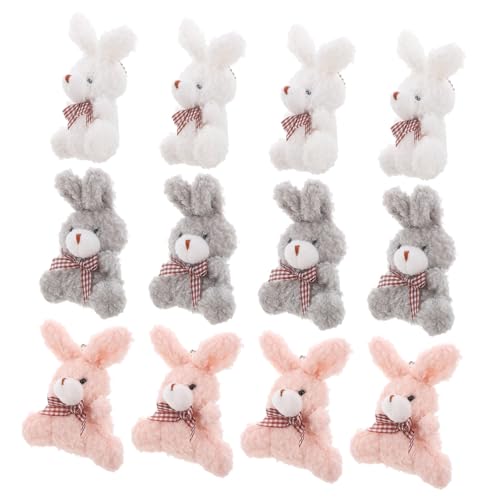 HEALSOPTHY 12 Stück Teiliges Plüsch Hase Schlüsselanhänger Weicher Bunny als Taschenanhänger und Rucksackdeko Vielseitig Verwendbar als Schlüssel oder Taschenanhänger Zufällige Farbe HEALSOPTHY 12 Stück Teiliges Plüsch Hase Schlüsselanhänger Weicher Bunny als Taschenanhänger und Rucksackdeko Vielseitig Verwendbar als Schlüssel oder Taschenanhänger Zufällige Farbe von HEALSOPTHY