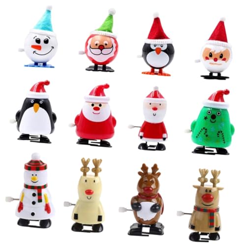 HEALSOPTHY 12 Stück Teiliges Weihnachtsaufziehspielzeug Lustige Mechanische Figuren Kinderfreundlich Sicher Kompakt für Weihnachtsdeko und Spielspaß HEALSOPTHY 12 Stück Teiliges Weihnachtsaufziehspielzeug Lustige Mechanische Figuren Kinderfreundlich Sicher Kompakt für Weihnachtsdeko und Spielspaß von HEALSOPTHY