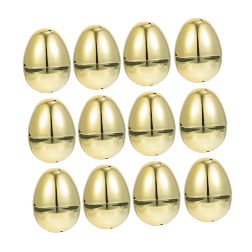 HEALSOPTHY 12Stücke Goldene Ostereier aus Kunststoff Befüllbar und Aufhängbar Dekoration für Ostern Partygeschenke Kreative Bastelideen Langlebig und Auffällig HEALSOPTHY 12Stücke Goldene Ostereier aus Kunststoff Befüllbar und Aufhängbar Dekoration für Ostern Partygeschenke Kreative Bastelideen Langlebig und Auffällig von HEALSOPTHY