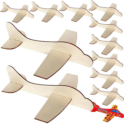 HEALSOPTHY 12Stücke Teiliges Holzflugzeugmodell für DIY Bastelset zum Zusammenstellen von Flugzeugen für Kreative Spielstunden Sicheres und Langlebiges Holzspielzeug für Jungen HEALSOPTHY 12Stücke Teiliges Holzflugzeugmodell für DIY Bastelset zum Zusammenstellen von Flugzeugen für Kreative Spielstunden Sicheres und Langlebiges Holzspielzeug für Jungen von HEALSOPTHY