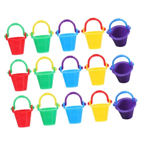 HEALSOPTHY 15 Stück Mikro Landschaftsmodell Mini Eimer Zarter Kleiner Eimer Kleiner Behälter Garten Mini Eimer Einzigartiger Mini Eimer Miniatur Eimer Ornament Eimer Miniatur von HEALSOPTHY