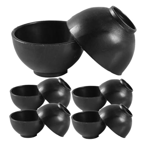 HEALSOPTHY 15 Stück Mini-Bowl-Requisitenmodell puppenhauszubehör Puppenhaus Zubehör kleine Schüsseln Kinderschüsseln Deckel Miniaturen Schale Miniatur-Hausspielzeug Plastik Black HEALSOPTHY 15 Stück Mini-Bowl-Requisitenmodell puppenhauszubehör Puppenhaus Zubehör kleine Schüsseln Kinderschüsseln Deckel Miniaturen Schale Miniatur-Hausspielzeug Plastik Black von HEALSOPTHY