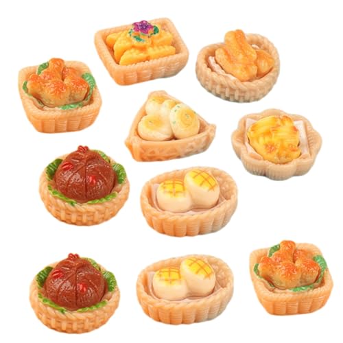 HEALSOPTHY 15 Stück Teiliges Miniatur Essen Realistische Künstliche Lebensmittel Deko Puppenhaus Zubehör DIY Miniaturküche Vielseitige Miniatur Lebensmittelmodelle für Kreative Gestaltung von HEALSOPTHY