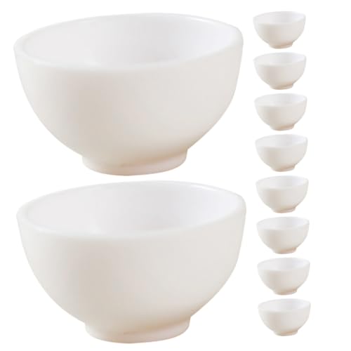 HEALSOPTHY 15 Stück Teiliges Miniatur Puppenhaus Geschirr aus Kunststoff Realistische Miniatur Schalen Detailgetreue Mini Haus Accessoires für Puppenhaus Dekoration und Spiel HEALSOPTHY 15 Stück Teiliges Miniatur Puppenhaus Geschirr aus Kunststoff Realistische Miniatur Schalen Detailgetreue Mini Haus Accessoires für Puppenhaus Dekoration und Spiel von HEALSOPTHY