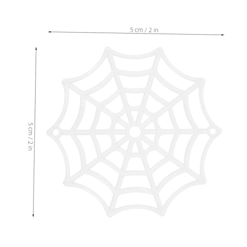 HEALSOPTHY 150 Stück Teiliges Halloween Spinnennetz Leuchtende Plastik Spinnweben Gruselige Party Deko für Innen und Außen Vielseitige Halloween Party Requisiten für Türen Wände Fenster von HEALSOPTHY