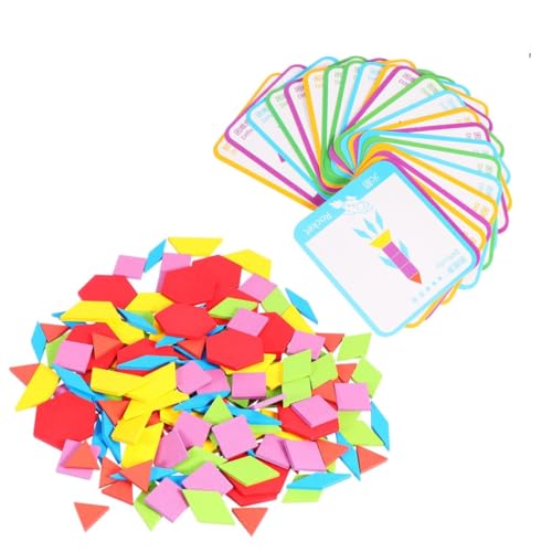 HEALSOPTHY 155 Stück Lernspielzeug aus Holz lustiges Puzzle- kreatives Holzspielzeug Geometrie-Puzzle- Geometrisches aus Holz Bambus HEALSOPTHY 155 Stück Lernspielzeug aus Holz lustiges Puzzle- kreatives Holzspielzeug Geometrie-Puzzle- Geometrisches aus Holz Bambus von HEALSOPTHY