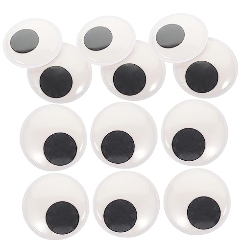 HEALSOPTHY 16 Stück Augenspielzeuge Wackelaugen Basteln Party Handwerk Dekorationen Augen Selbstklebend Googeln Riese Augäpfel Zum Basteln Wackelaugen Für DIY Craft Plastik von HEALSOPTHY