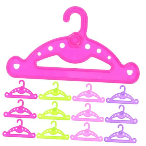 HEALSOPTHY 16 Stück Puppenaufhänger Kleiderständer Für Puppen Kleideraufbewahrung Für Minipuppen Kleine Kleiderbügel Mini-kleiderbügel Kleiderhalter Für Puppen Kleiderbügel Für Babys Plastik von HEALSOPTHY