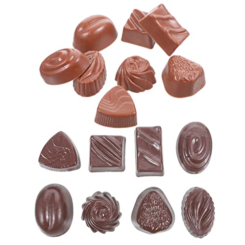 HEALSOPTHY 16 Stück Teiliges Fake Schokoladen Modellset Realistische Schokoladen Deko für Kinderzimmer Spielküche und Schaufenster Robustes Dessert Requisiten Schwarz und Braun HEALSOPTHY 16 Stück Teiliges Fake Schokoladen Modellset Realistische Schokoladen Deko für Kinderzimmer Spielküche und Schaufenster Robustes Dessert Requisiten Schwarz und Braun von HEALSOPTHY