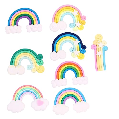 HEALSOPTHY 16 Stück Teiliges Polymer Aufkleber für Diy Dekoration Kreative Regenbogenmuster für Scrapbooking Bastelprojekte und Kinderhandwerk Sicher und Vielseitig Verwendbar HEALSOPTHY 16 Stück Teiliges Polymer Aufkleber für Diy Dekoration Kreative Regenbogenmuster für Scrapbooking Bastelprojekte und Kinderhandwerk Sicher und Vielseitig Verwendbar von HEALSOPTHY