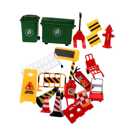 HEALSOPTHY 19 Stück Teiliges Miniatur Verkehrszeichen Robuste Miniatur Verkehrsbarrieren und Zäune Pädagogisches Straßenspielzeug Tragbar und Kombinierbar mit Baustellenfahrzeugen HEALSOPTHY 19 Stück Teiliges Miniatur Verkehrszeichen Robuste Miniatur Verkehrsbarrieren und Zäune Pädagogisches Straßenspielzeug Tragbar und Kombinierbar mit Baustellenfahrzeugen von HEALSOPTHY