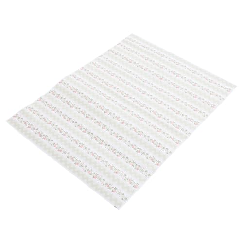 HEALSOPTHY 1Blatt Mini Puppenhaus Tapete Selbstklebendes Hintergrundpapier Für Doll House Für Wohnzimmer Schlafzimmer Esszimmer Dekoration Hochwertiges Papier von HEALSOPTHY