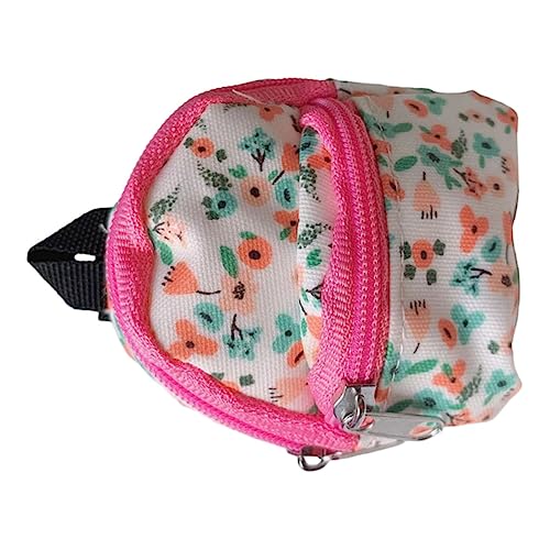 HEALSOPTHY 1Pc Puppenhaus Zubehör Rucksack Mini Rucksack Rucksäcke Rucksack Für Mini Zubehör Rucksack Puppen Rucksack Taschen Pu Leder von HEALSOPTHY