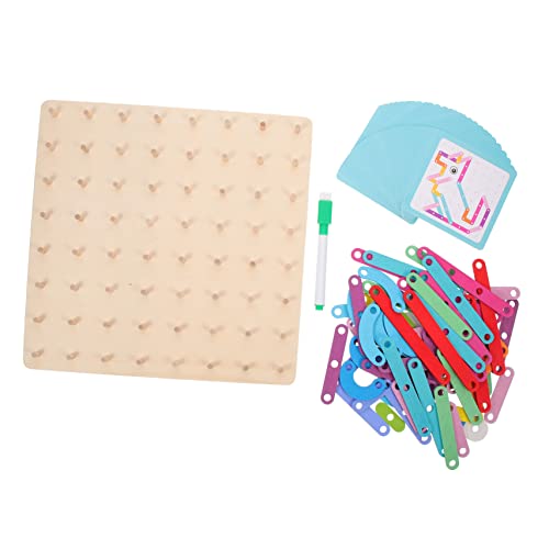 HEALSOPTHY 1Satz Geoboard aus Holz für Lernspielzeug zur Geometrischen Formgestaltung Pädagogisch Wertvolles für Frühes Lernen für Kindergarten und Vorschule mit Holznägeln HEALSOPTHY 1Satz Geoboard aus Holz für Lernspielzeug zur Geometrischen Formgestaltung Pädagogisch Wertvolles für Frühes Lernen für Kindergarten und Vorschule mit Holznägeln von HEALSOPTHY