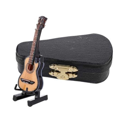 HEALSOPTHY 1Satz Gitarre Modell Dekoration für Wohnzimmer Perfektes für Musiker Gitarrenkoffer Ausgefallenes Sammlerstück mit Feiner von HEALSOPTHY