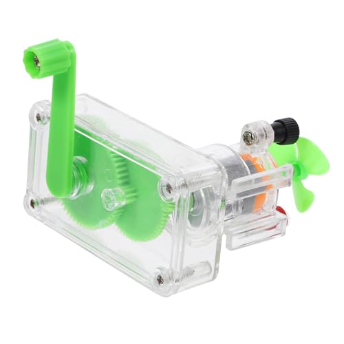HEALSOPTHY 1Satz Handkurbel Generator Bausatz für Wissenschafts Experimentierkasten zur Kreativer Fähigkeiten und Energieumwandlung DIY Lernspielzeug für Schule und Zuhause von HEALSOPTHY