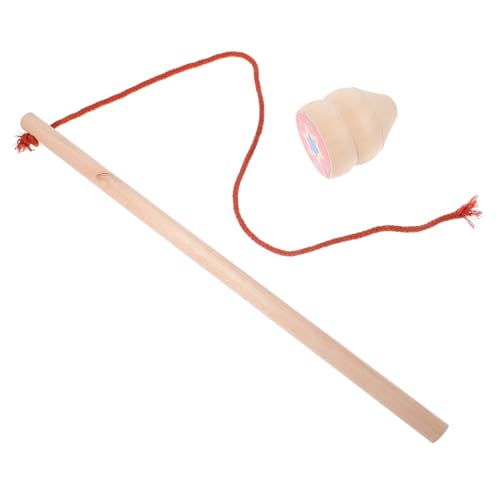 HEALSOPTHY Holz Kreiselspielzeug für Kinder Traditioneller Handgefertigter Gyroskop Langlebig Tragbar für Partys und Draußen Kreatives Spielzeug von HEALSOPTHY