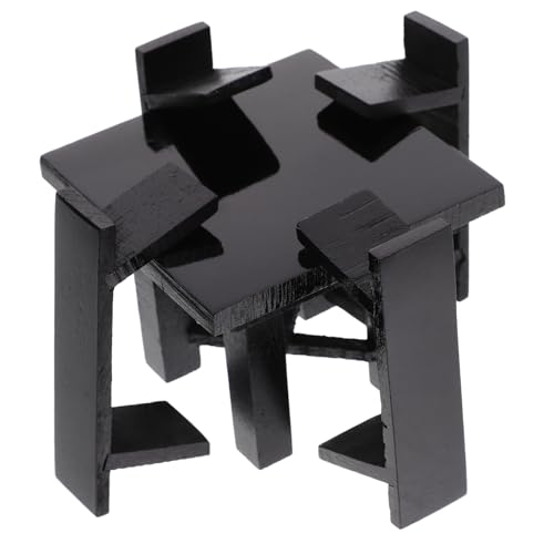HEALSOPTHY 1satz Miniatur Holz Möbel Puppenhaus Tisch Und Stuhl Dekoration Für Mini-häuser Realistische Details Und Hohe Haltbarkeit von HEALSOPTHY